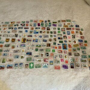 195 Rare Vintage United States of America Postage Stamps